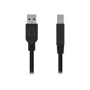 Cable AISENS USB-A/M a USB-B/M 2m Negro (A105-0444)