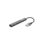 Hub Trust Halyx USB 2.0 a 4xUSB 2.0 Aluminio (23786)