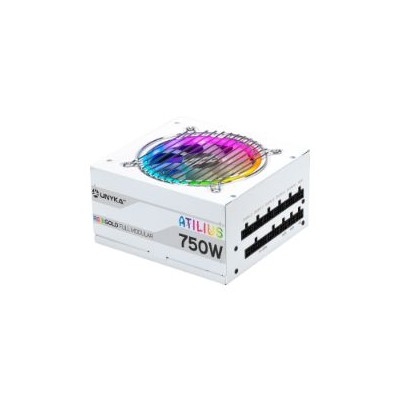 Fuente UNYKA Atilius ATX 750W 90% RGB Blanca (UK521206)