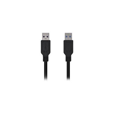 Cable AISENS USB-A/M a USB-A/M 2m Negro (A105-0447)