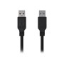 Cable AISENS USB-A/M a USB-A/M 2m Negro (A105-0447)