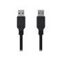 Cable AISENS USB-A/M a USB-A/M 3m Negro (A105-0448)