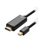 Cable AISENS Mini DP/M a HDMI/M 3m Negro (A125-0458)