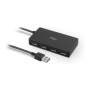 Hub NOX Lite One USB-A a 4xUSB-A Negro (NXLITEHUBONE)