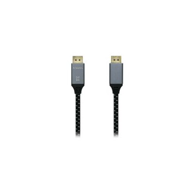 Cable AISENS DP/M a DP/M 0.5m Gris/Negro (A149-0434)