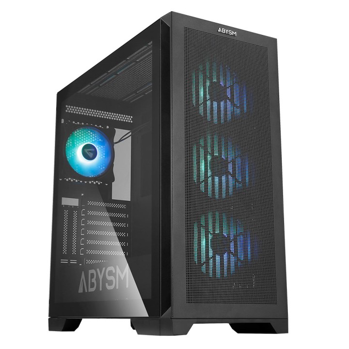 Caja Abysm Danubio Mura BX300 ARGB Negra (AB812111B)
