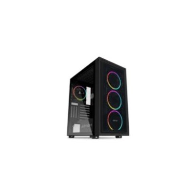 Caja Gaming Abysm Danube Kamp ARGB ATX Negra (AB812107)