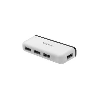 Hub BELKIN 4xUSB 2.0 Negro/Blanco (F4U021BT)