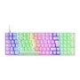 Teclado Mars Gaming LED RGB Blanco (MKULTRAWBRES)