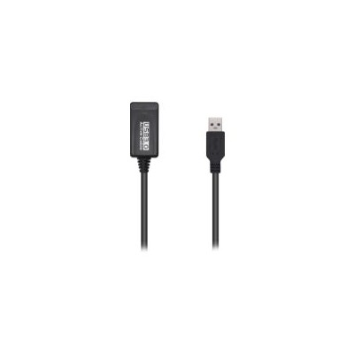 Cable AISENS USB-A/M a USB-A/H 5m Negro (A105-0525)