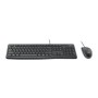 T+Ratón LOGITECH MK120 USB Francés Negro (920-002539)