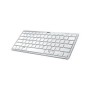 Teclado Trust Nado Ultrafino Wireless BT Plata (23748)