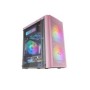 Caja Mars Gaming FRGB S/F USB2/3 mATX Rosa (MC300P)