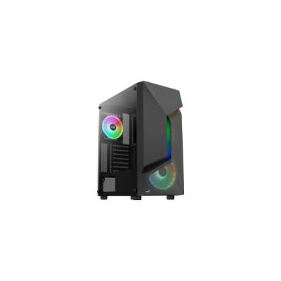 Caja AEROCOOL Scape ARGB S/F ATX Negra (SCAPEBKV3)