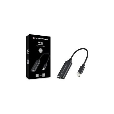 Adaptador CONCEPTRONIC USB-C a HDMI Negro (ABBY03B)