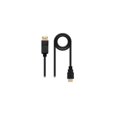 Nanocable DP/M a HDMI/M 0.5m Negro (10.15.4300)