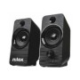 Altavoces NILOX 2.0 6W USB Negros (NXAPC02)