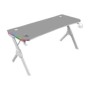 Mesa Mars Gaming 140x75x60cm Gris/Blanca (MGD140RGBW)