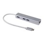 Adaptador EQUIP USB-C a USB-A/RJ45 Plata (EQ133481)