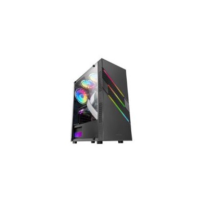 Semitorre Mars Gaming XL ARGB S/F ATX Negra (MCU3)