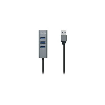 Hub AISENS USB-A 3.0 a 4xUSB-A 3.0 Gris (A106-0507)