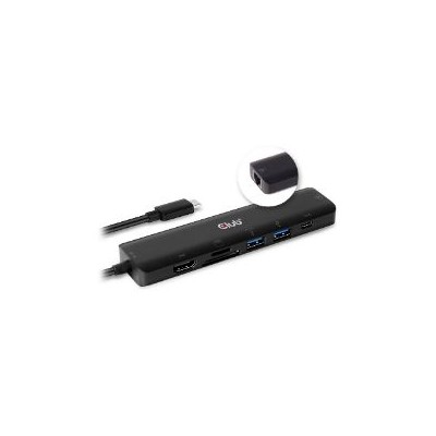 Dock Club 3D USB-C a HDMI/2xUSB-A/RJ45/USB-C (CSV-1592)