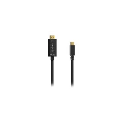 Adaptador AISENS USB-C/M-HDMI/M 0.8m Negro (A109-0623)