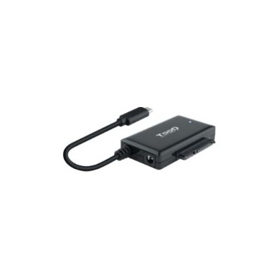 Adaptador TOOQ USB-C a SATA 2.5"/3.5" Negro (TQHDA-02C)