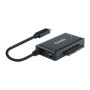 Adaptador TOOQ USB-C a SATA 2.5"/3.5" Negro (TQHDA-02C)