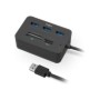 Lector de Tarjetas NOX USB-A 3.0 Negro (NXLITERDRONE)