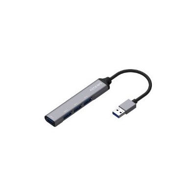 Hub AISENS USB-A 3.0 a 4xUSB-A 3.0 Gris (A106-0540)