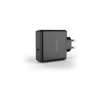 Cargador Pared AISENS 60W 1xUSB-C Negro (ASCH-1PD60-BK)