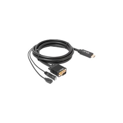 Cable Club 3D HDMI/mUSB a VGA/3.5mm 2m Negro (CAC-1712)