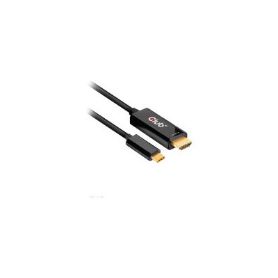 Cable Club 3D HDMI/M a USB-C/M 1.8m Negro (CAC-1334)