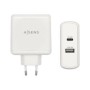 Cargador Pared AISENS 57W 2xUSB Blanco (ASCH-2PD45A-W)