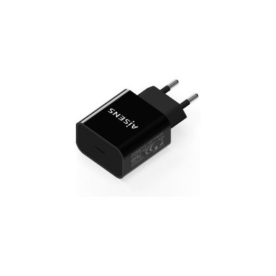 Cargador de Pared AISENS 20W 1xUSB-C Negro (A110-0538)