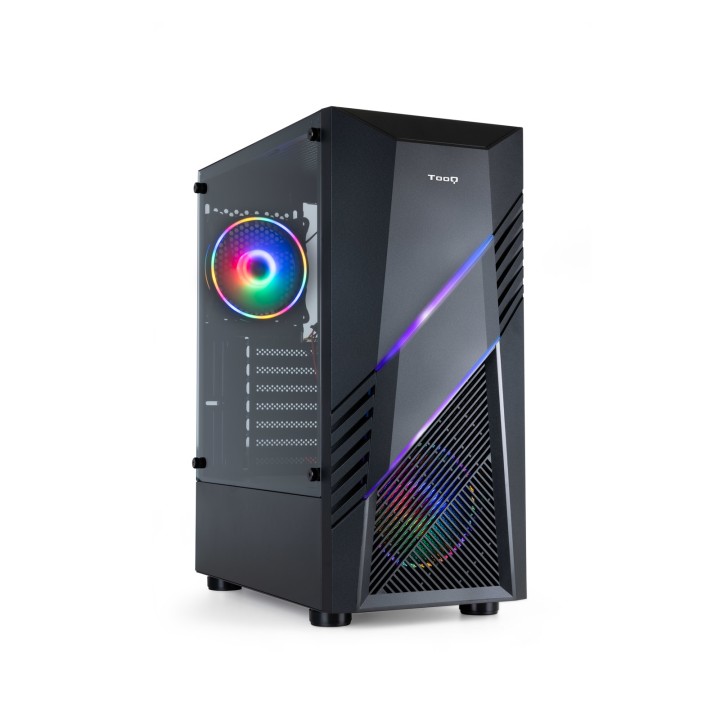 Caja Gaming TooQ Biohazard ATX mATX Negra (TQGCC102-B)