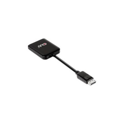 Adaptador MST Club 3D DP/M a 2xHDMI/H Negro (CSV-7200H)