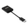 Adaptador MST Club 3D DP/M a 2xHDMI/H Negro (CSV-7200H)