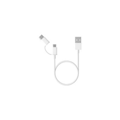 Cable XIAOMI Mi 2-in-1 USB-mUSB/USB-C 1m (SJV4082TY)