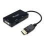 Cable EQUIP DP/M a VGA/HDMI/DVI/H 24cm Negro (EQ133441)