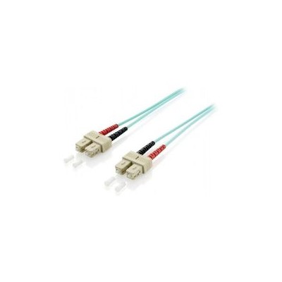 Fibra Óptica EQUIP SC/M a SC/M 2m Turquesa (EQ255322)