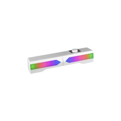 Altavoz Mars Gaming RGB BT 5.0 USB Blanco (MSDUOW)