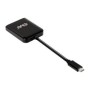 Adaptador Club 3D USB-C/M a 2x DP/H Negro (CSV-1555)