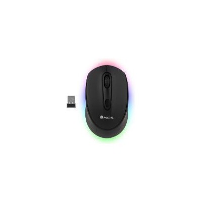 Ratón Gaming NGS Óptico RF BT 2400dpi Negro (SMOG-RB)