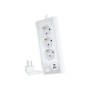 Regleta Nanocable 3xSchuko 2xUSB Blanca (10.37.0013-W)