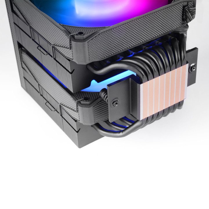 Ventilador CPU Mars Gaming 380W 2x120mm (MCPULCDPRO)