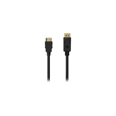 Cable AISENS DP/M a HDMI A/M 0.5m Negro (A125-0550)