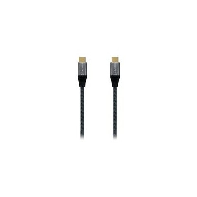 Cable AISENS USB-C/M a USB-C/M 1m Gris (A107-0628)