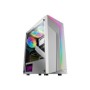 Semitorre Mars Gaming ARGB S/F USB2/3 ATX Blanca(MCX7W)